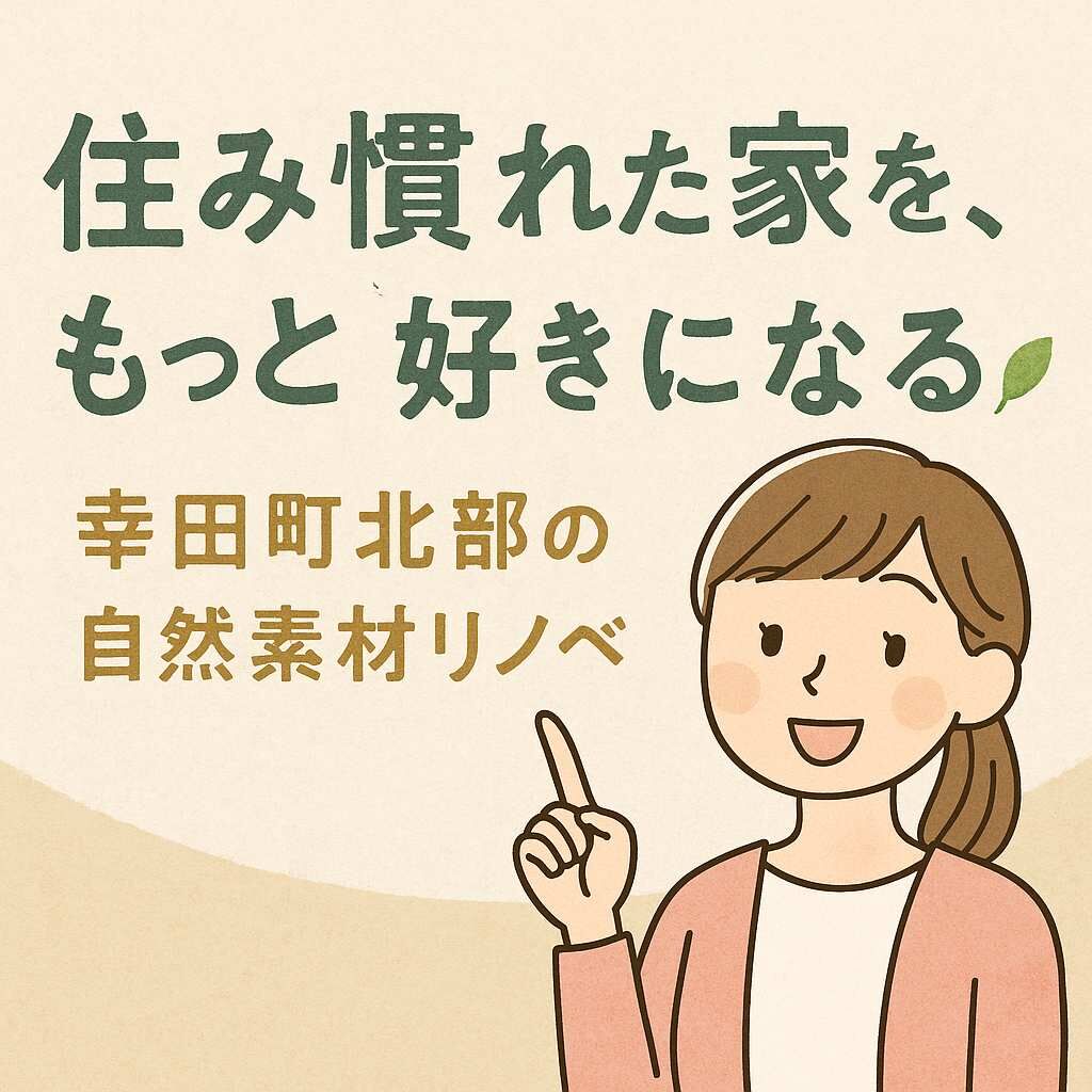 住み慣れた家を、もっと好きになる🌿幸田町北部の自然素材リフォーム