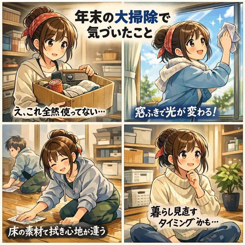 年末の大掃除で、家の“本音”が見えてきた話