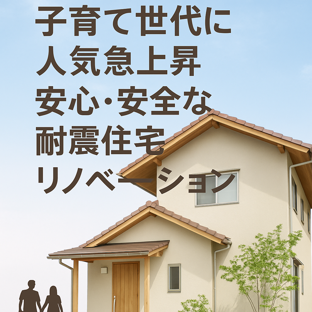 子育て世代に人気急上昇！安心・安全な耐震住宅リノベーション実例