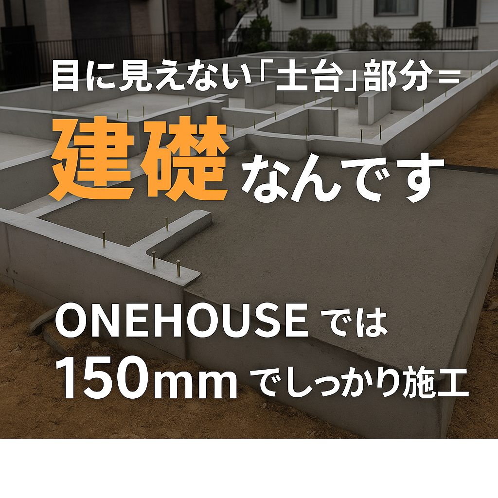 建ててからじゃ遅い！？見えない“基礎”こそしっかり造る家づくり｜ONEHOUSEの強さのヒミツ