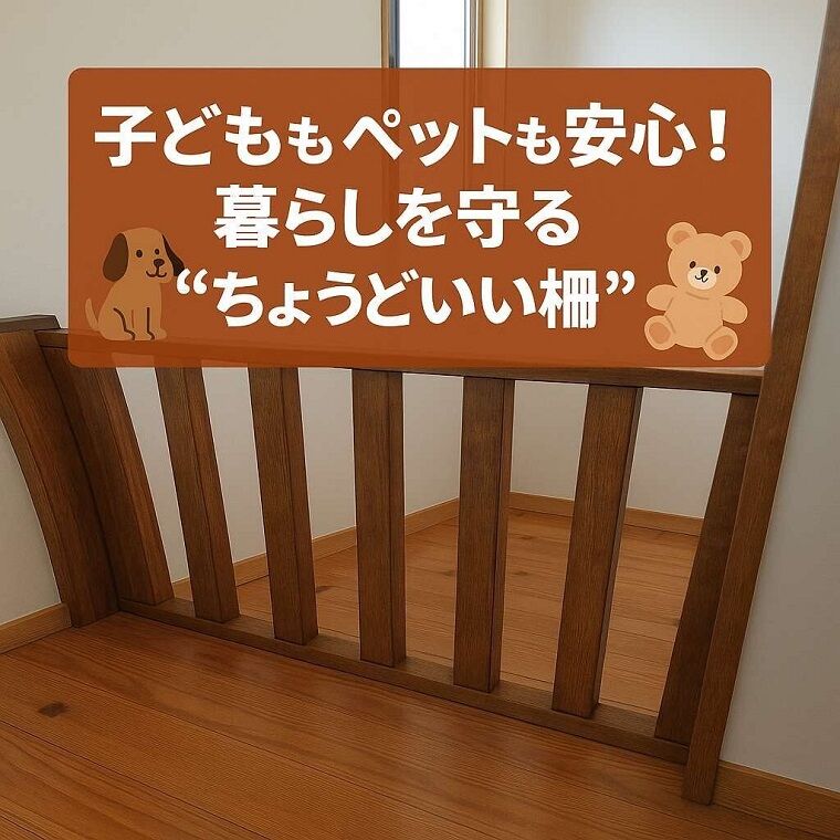 【岡崎市×ペットリフォーム】子どももペットも安心！暮らしを守る“ちょうどいい柵”とは？🐾