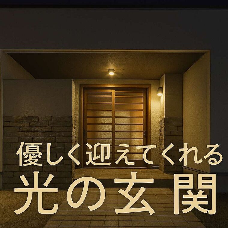 【岡崎市で玄関のライトアップリフォーム】優しく迎えてくれる“光の演出”が叶えるおしゃれ玄関🌙✨