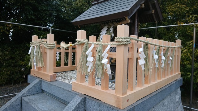 A神社様　玉垣工事 画像