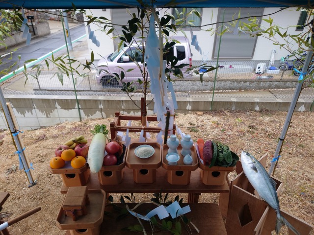 H様邸　豊田現場　地鎮祭 画像